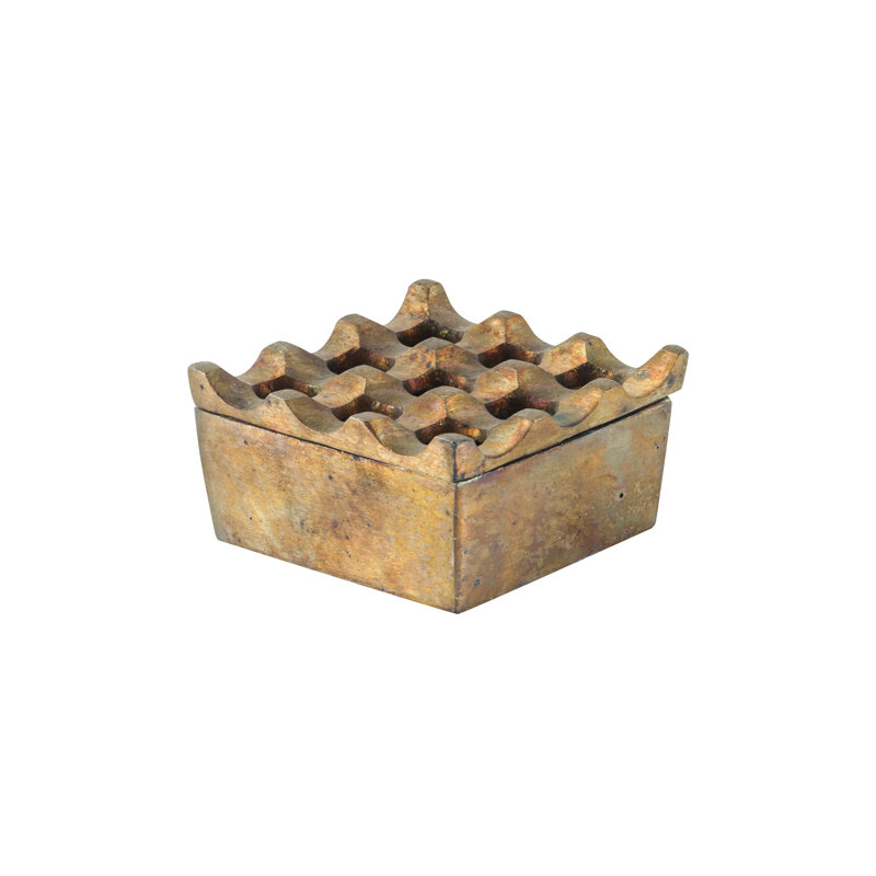 Venkatraman Ashtray, 4cm H x 7cm W x 7cm D