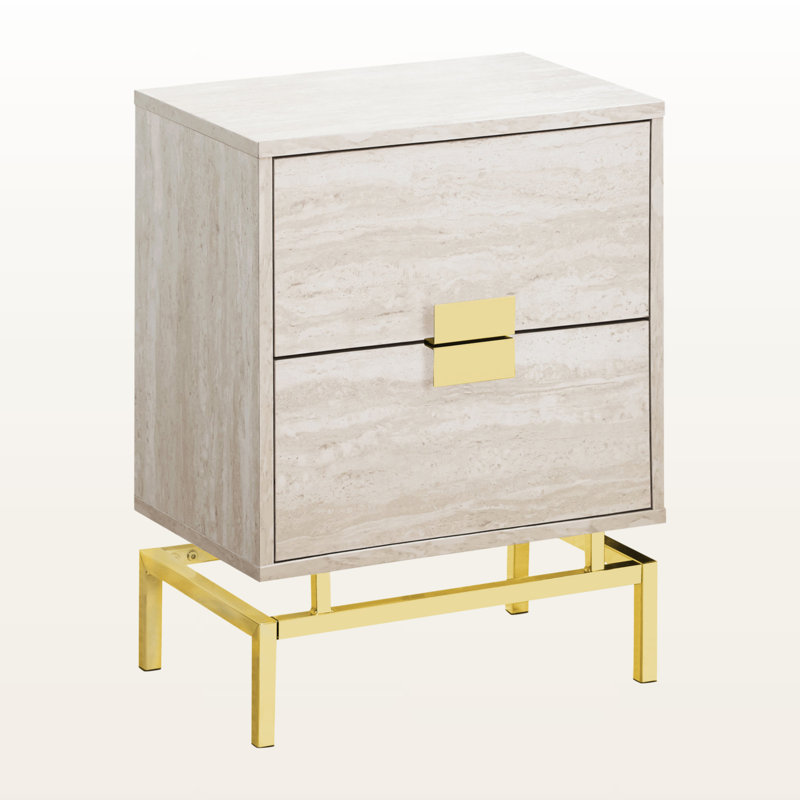Wilda Gold Side/End Table