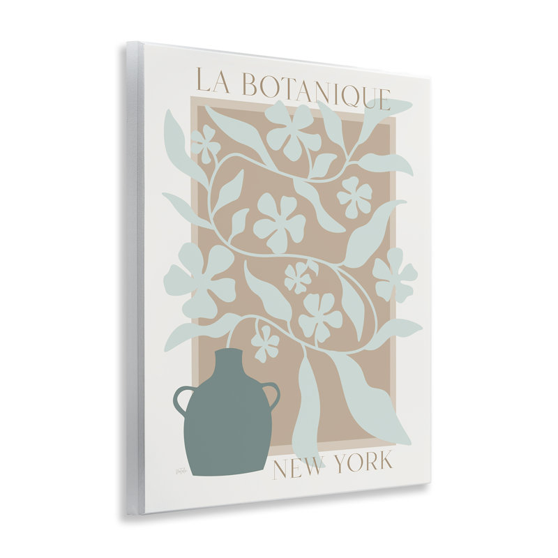  Midcentury Botany Blooms Wall Plaque Art by Natalie Carpentieri