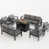 Dark Gray Cushion/Gray Frame selected