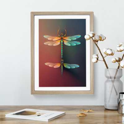 Charming Dragonflies - Framed Print
