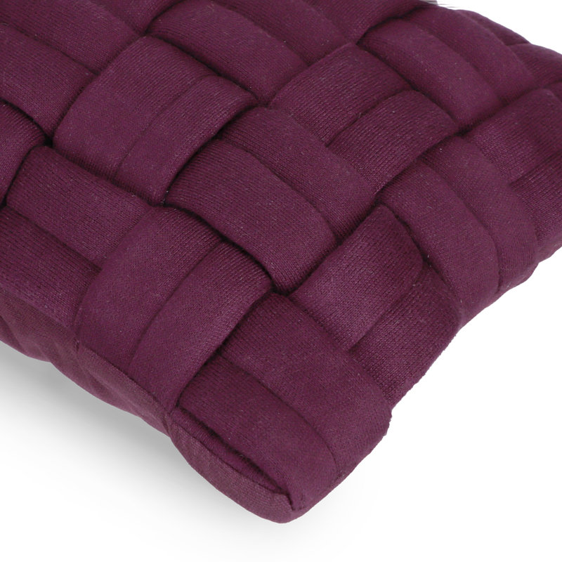 Rectangular Throw Cushion Cover, Purple