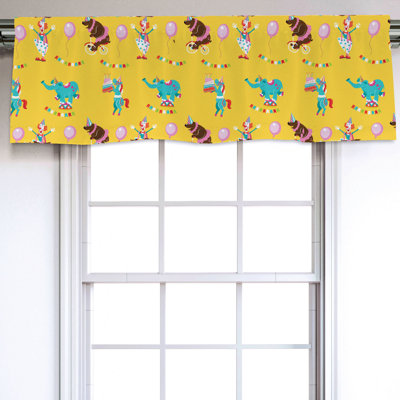 Sateen Ruffled Window Valance
