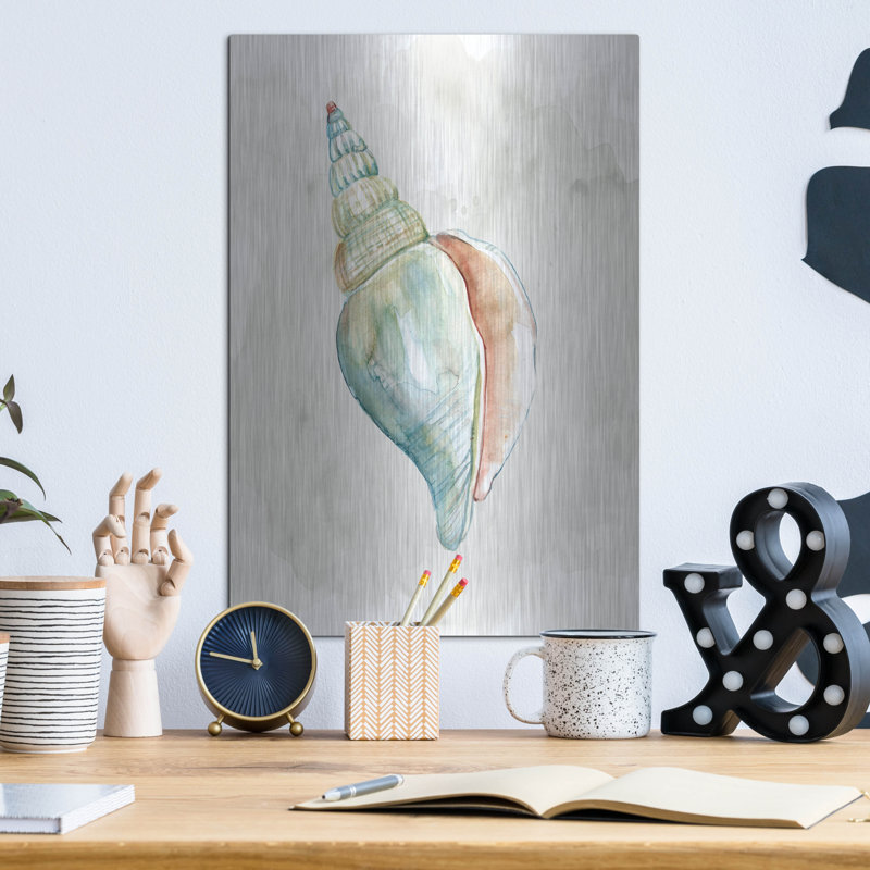 «Pastel Shell II» par Carol Robinson, H 16 po x l 12 po