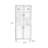 Burlywood Solid Wood+Glass Display Cases