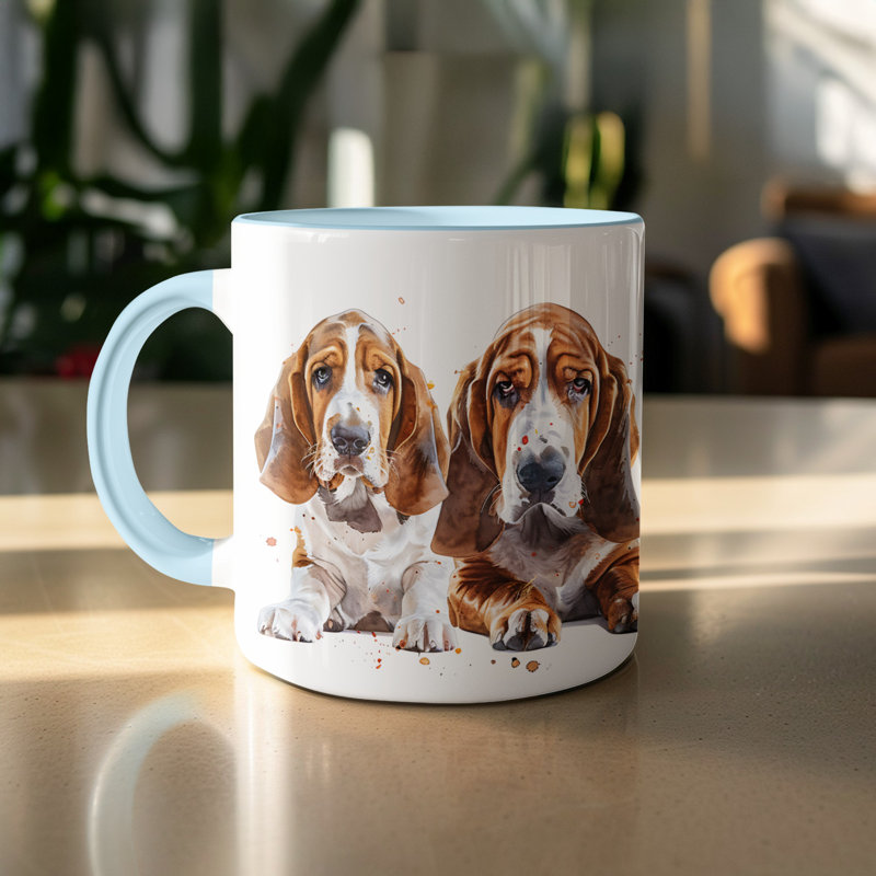 Mug, 3, Light Blue