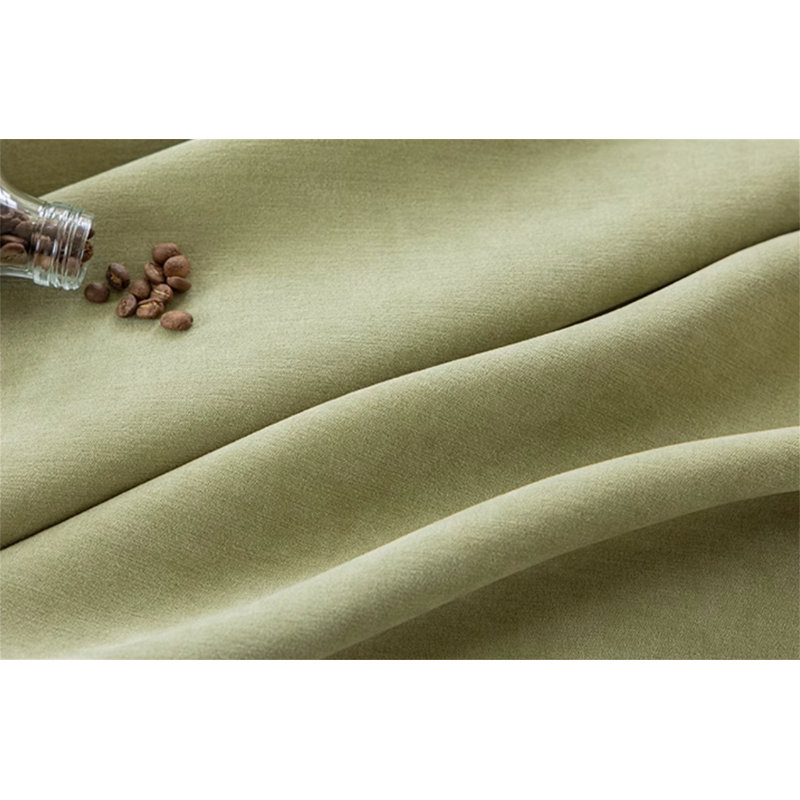 Room Darkening Single Curtain Panel, Green