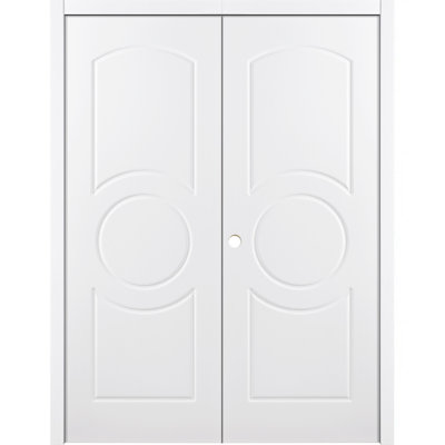 Double porte intérieure stratifiée Ovalo