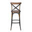 Charmant tabouret de bar industriel rétro avec une fabrication robuste et un design élégant-16511462