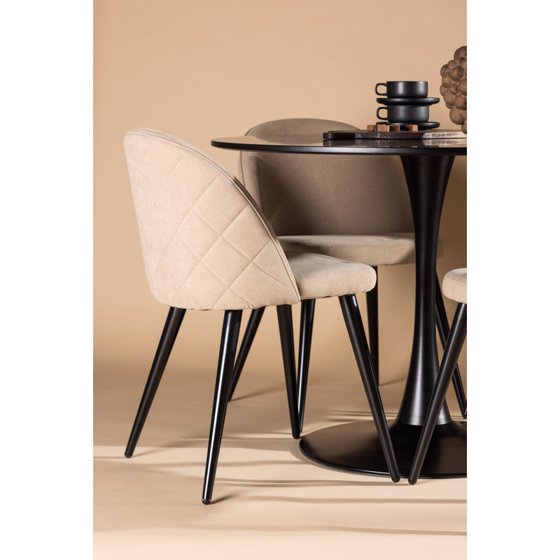 Syrna 4 - Person Dining Set, Beige, Beige