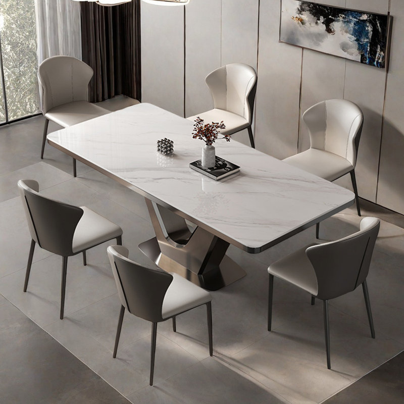 Meador, H 29,5 po x L 78,7 po x l 35,4 po, Blanc