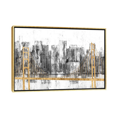 " Golden Bridge Panorama " by Jennifer Goldberger