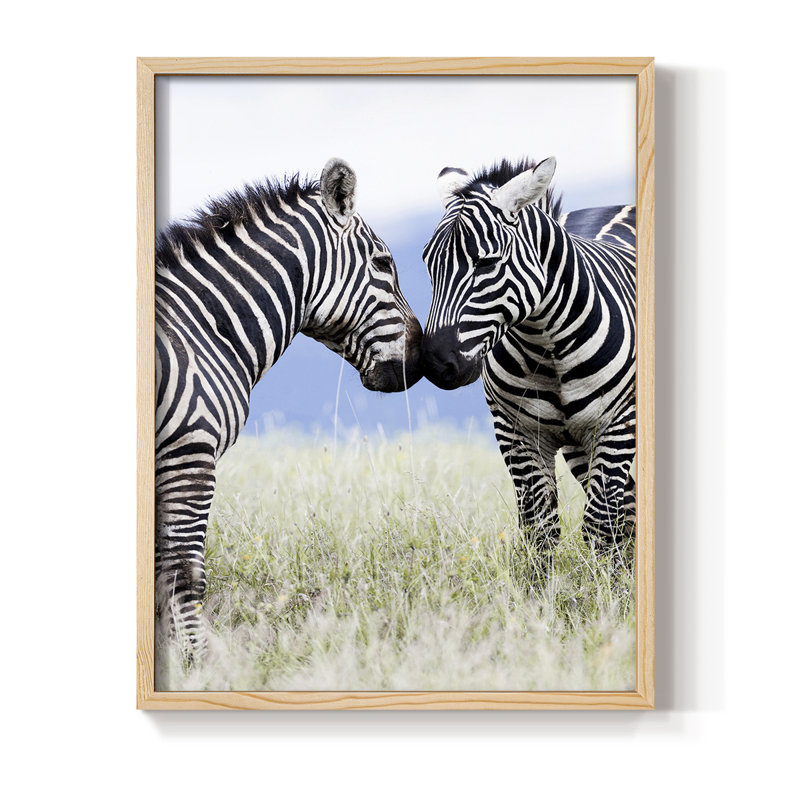 African Affection Framed Print - Solid Wood