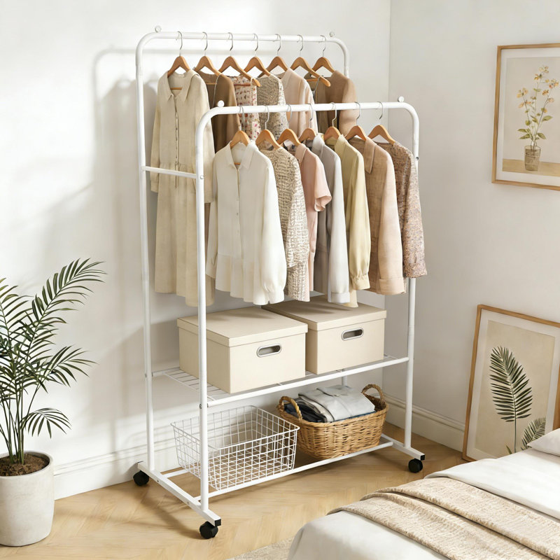 Portemanteaux pour vêtements, Blanc