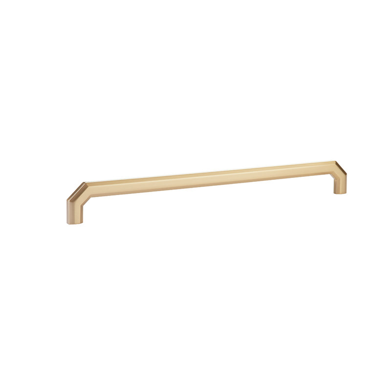 Riviera Bar Pull, 12", Satin Brass