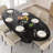 72"×37"W×30"H Oval Wood Pedestal Dining Table-2108026851