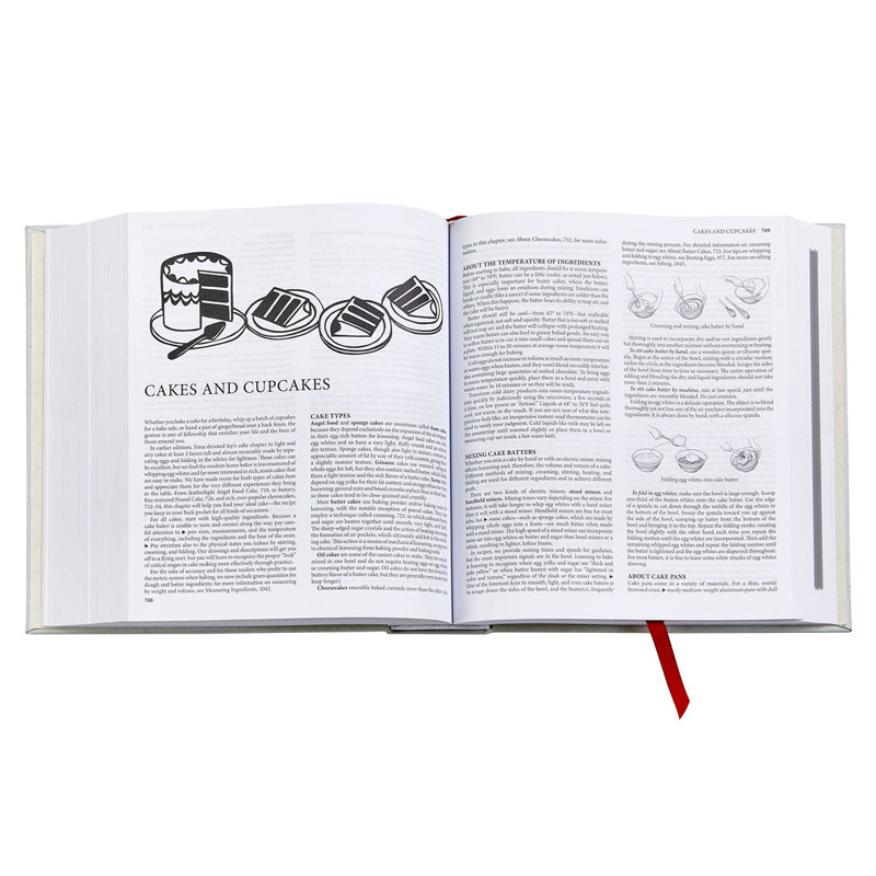 Joy of Cooking Leather Bound Book, Navy