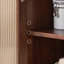 Petite armoire d'appoint à porte simple en verre