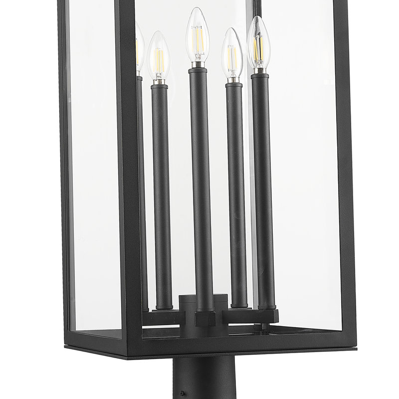Luminaire d'extérieur sur pied 5 lumières Olsen