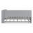 Wooden DayBed with Trundle, Storage Shelf & USB Charging Ports – Solid Pine & MDF, Grey/White, No Box Spring Needed-813514506