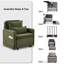 Canapé-lit convertible L 87 po 3-en-1, dossier réglable en 3 sections avec 2 coussins et sac de rangement-1029668283
