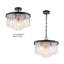 Plafonnier tambour en verre à 5 niveaux Livingon-144525398
