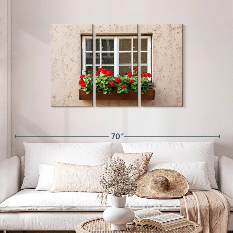 Lilie Window Flower, 28" H x 45" W