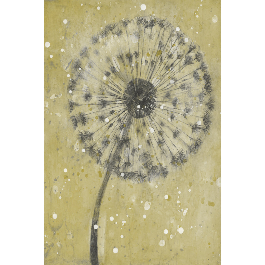 Dandelion Abstract I - Wrapped Canvas Painting