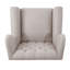 Fauteuil à oreilles capitonné Osvaldo-23819425