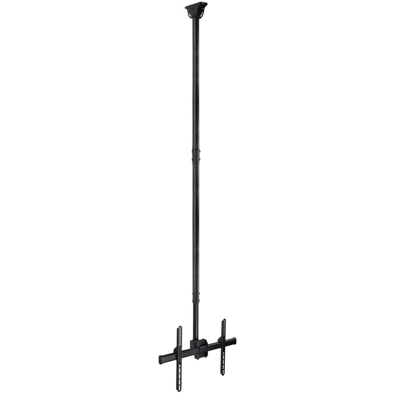 Support de fixation de plafond télé très long Mount-It | 10 pieds de long | Pour les téléviseurs de 32 à 77 po