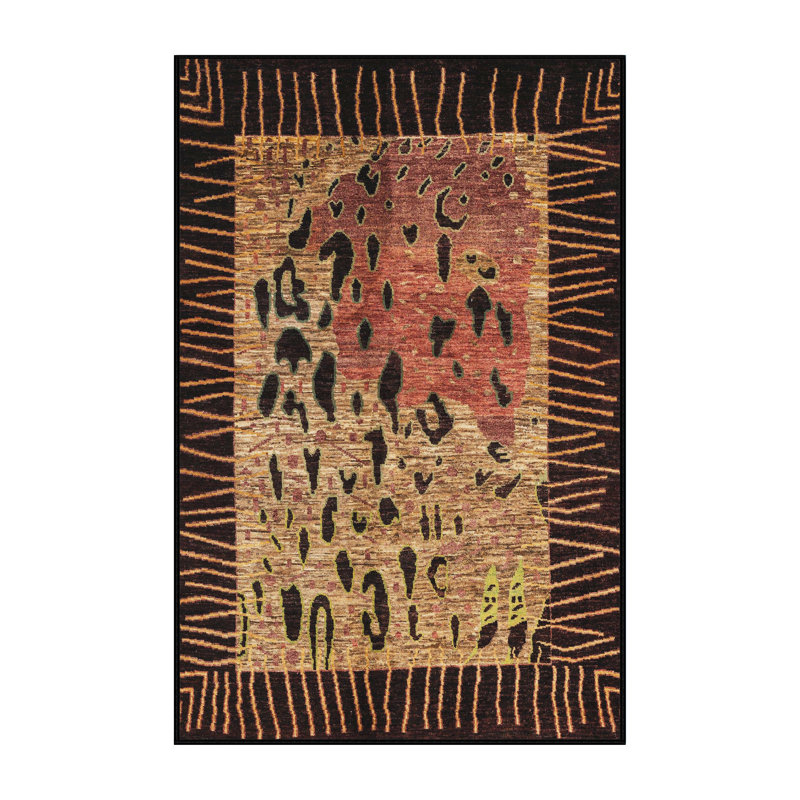 Abstract Indoor Rug, Rectangle 3' x 5'