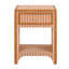 Table de chevet en coton et terre cuite Kora-1256432552