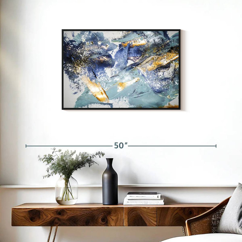 Avery Abstract Glitter, 21" H x 31" W