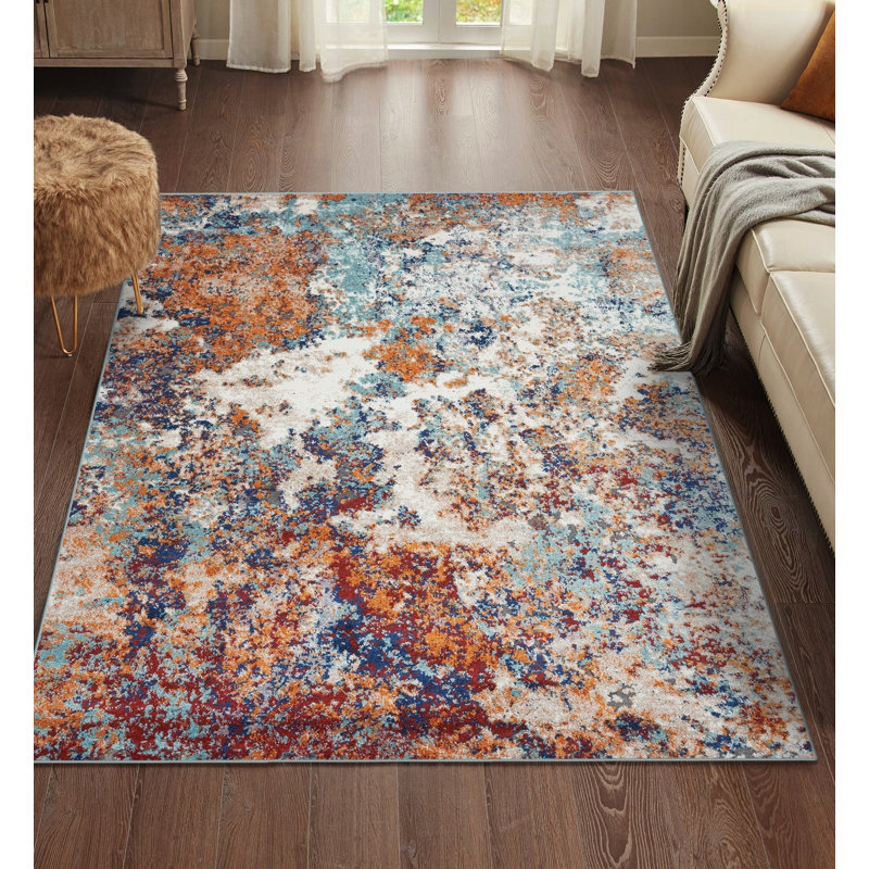 Thorold Abstract Indoor Rug, Rectangle 5' x 7'