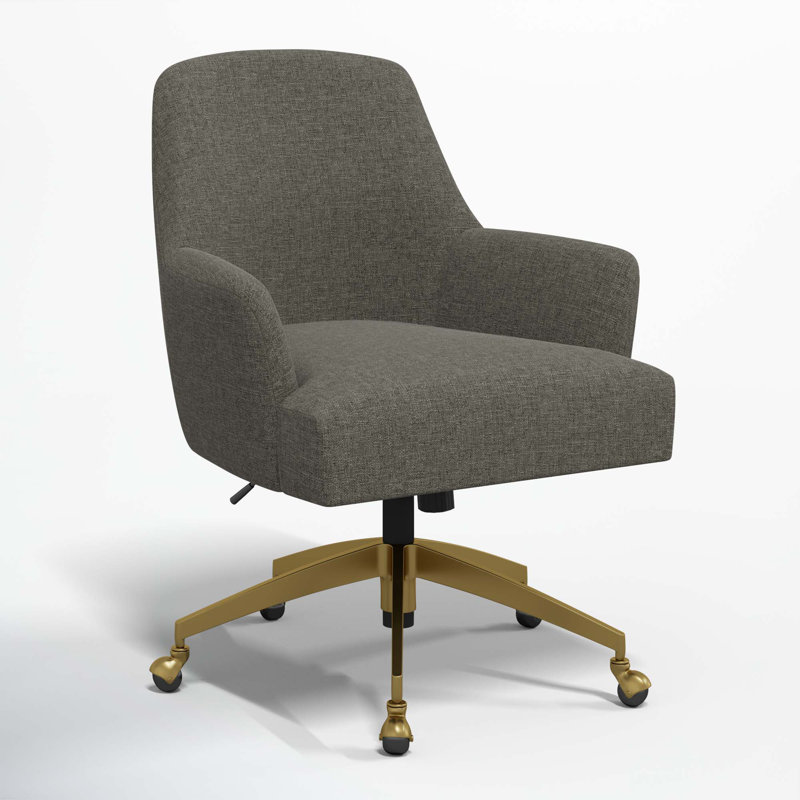Ambau Task Chair, Zuma Charcoal Textured Linen