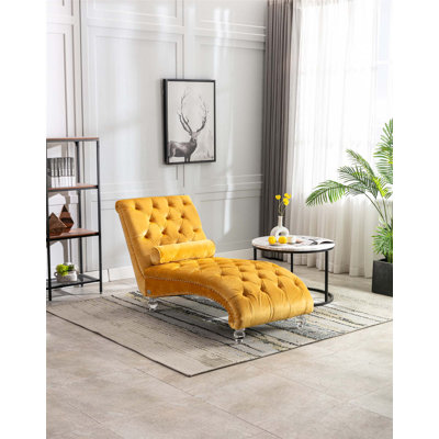 Chaise longue rembourrée Daria