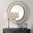 Nalewicki Textured Glass Round Mirror