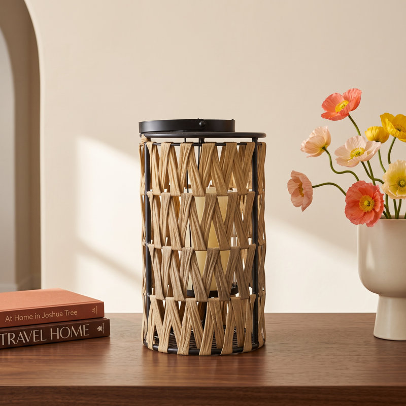 17" Metal Tabletop Lantern