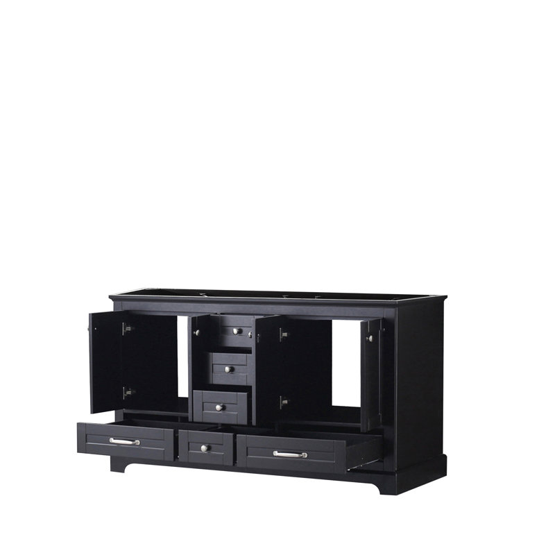 Dukes 60" Espresso Double Freestanding Bath Vanity