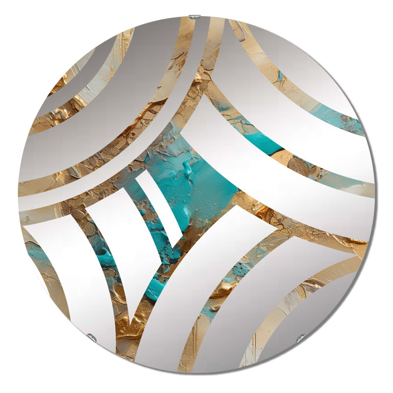Miroir décoratif Witherell, 23,6 po x 23,6 po