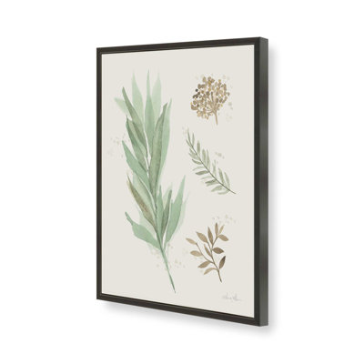 «Earthy Greens in Bloom I»