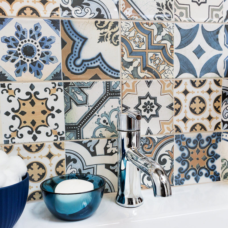  Pacific 4" x 12" Ceramic Subway Wall Tile in Warm Deco (5.56 sq. ft. / case)