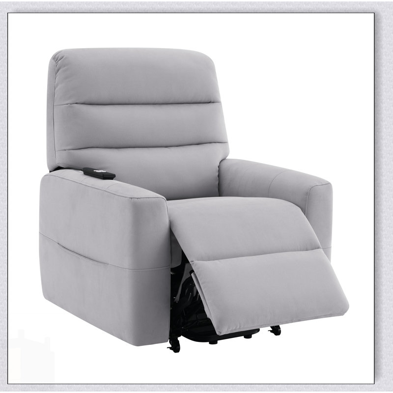 Fauteuil inclinable électrique en cuir Freddie Aire Power Motion