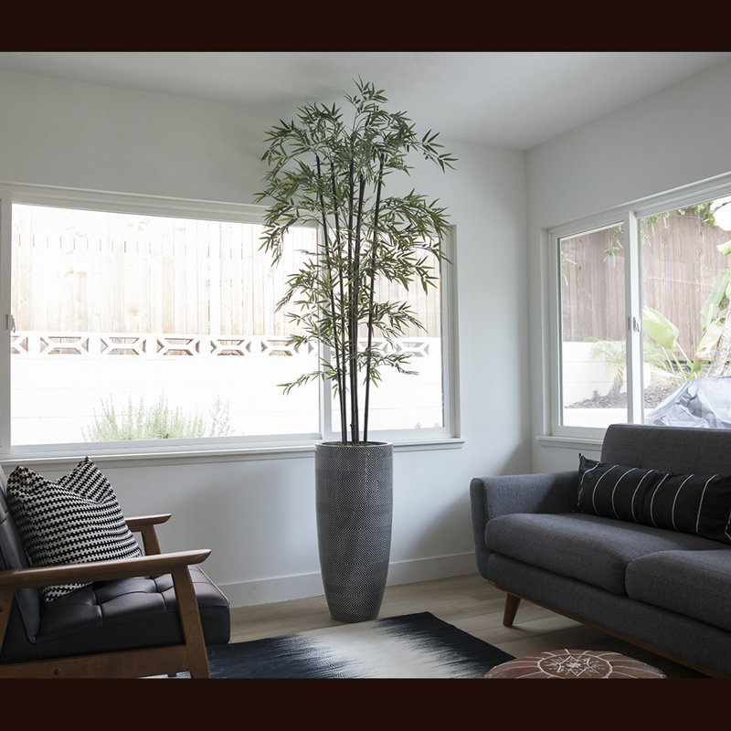 Faux arbre artificiel en bambou de 87,5 po Roemer