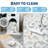 Insect Floral Area Rugs Modern Accent Carpet with Non-Slip Backing, Stain-Resistant Low Pile Floor Cover, Machine Washable Ultra-Soft Indoor Mat for Living Room, Bedroom, Kitchen-1546462459