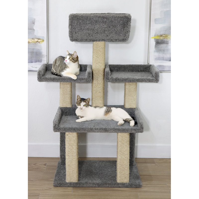 Très grand arbre à chat Prestige pour arbres à chat, Gris