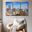 «Charlotte Uptown Skyline» sur toile-1341806466