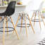 Tabouret de comptoir Johanan, noir-71243283