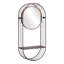Tablette miroir Saroni - gris