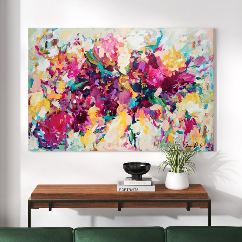 "Invitation", reproduction d'art sur toile par Amira Rahim, H 40 po x l 60 po, Toile tendue, Sans cadre
